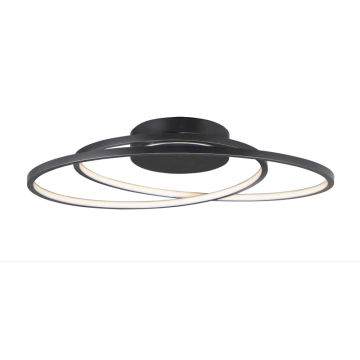 ET2 Cycle 24" LED Semi-Flush Mount - 3000K - 4,500 Lumens - 120V - Black