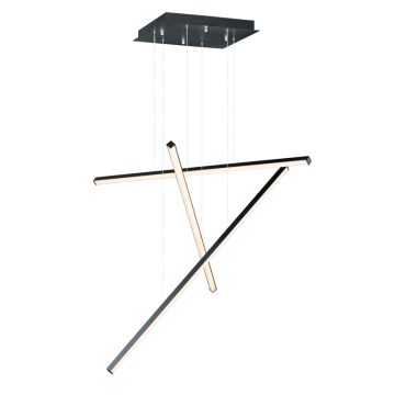 ET2 Hover 3-Light LED Pendant - 3000K - 3,150 Lumens - 120V - Black