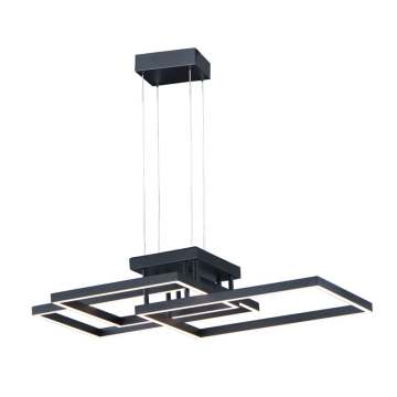ET2 Traverse LED Rectangular Pendant - 3000K - 4,000 Lumens - 120V - Black
