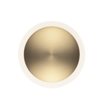 ET2 Saucer LED Flush Mount / Wall Sconce - 3000K - 400 Lumens - 120V - Black / Gold