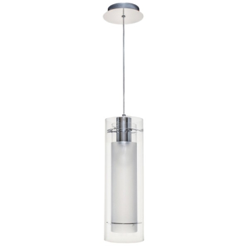ET2 Frost 1-Light Pendant - 120V - Polished Chrome