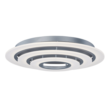 ET2 Saturn II LED Flush Mount - 3000K - 3,200 Lumens - 120V - Matte Silver