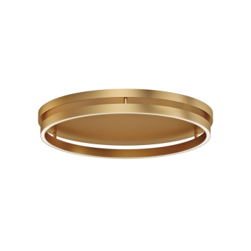 ET2 Groove LED Flush Mount - CCT Tunable (27K-6K) - 1,250 Lumens - 120V - Gold