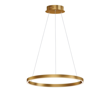 ET2 Groove 24" LED Pendant - CCT Tunable (27K-6K) - 1,250 Lumens - 120V - Gold
