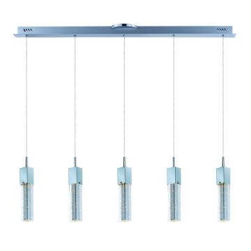 ET2 Fizz III 5-Light LED Pendant - 3000K - 1,180 Lumens - 120V - Polished Chrome