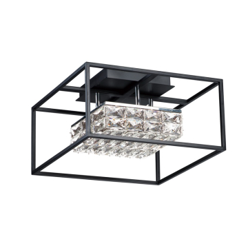 ET2 Zephyr LED Semi-Flush Mount - 3000K - 1,750 Lumens - 120V - Black