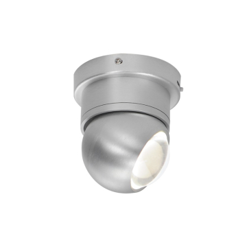 ET2 Nodes LED Monopoint Flush Mount - CCT Selectable - 700 Lumens - 120V - Brushed Aluminum