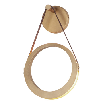 ET2 Tether LED Wall Sconce - 3000K - 350 Lumens - 120V - Natural Aged Brass