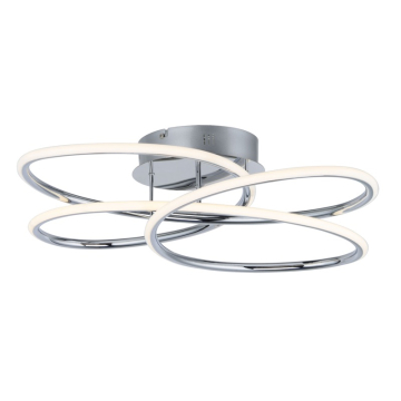 ET2 Coaster LED Semi-Flush Mount - 3000K - 2,105 Lumens - 120-277V - Polished Chrome