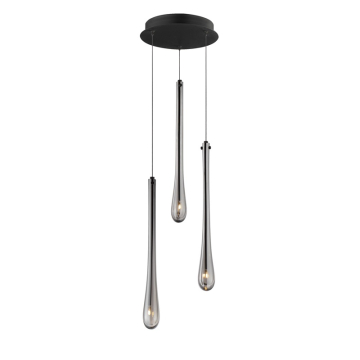 ET2 Stillo 3-Light LED Pendant - 3000K - 450 Lumens - 120V - Black