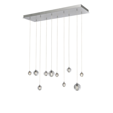 ET2 Harmony 10-Light LED Pendant - 3000K - 1,050 Lumens - 120V - Polished Chrome