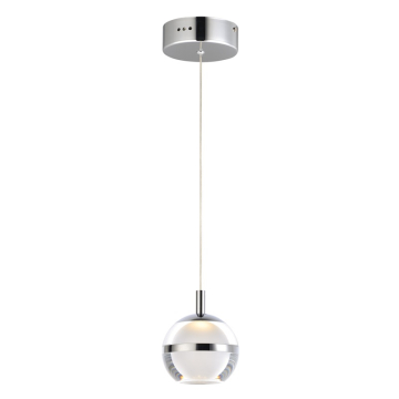 ET2 Swank LED Pendant - 3000K - 360 Lumens - 120V - Polished Chrome