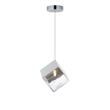ET2 Ice Cube LED Pendant - 3000K - 120V - Polished Chrome