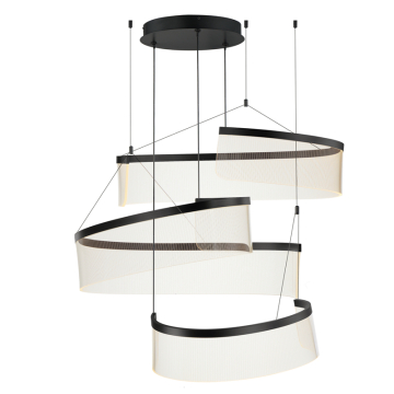 ET2 Sonata 3-Light LED Pendant - 3000K - 120-277V - Black