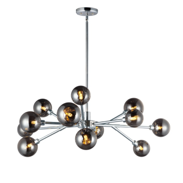 ET2 Asteroid 12-Light LED Pendant - 3000K - 5,400 Lumens - 120V - Polished Chrome