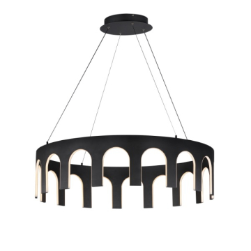 ET2 Coronation 40" LED Pendant - 3000K - 120-277V - Black