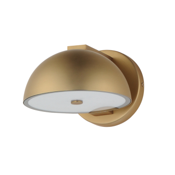 ET2 Cauldron 7" LED Outdoor Wall Sconce - 3000K - 120V - Gold