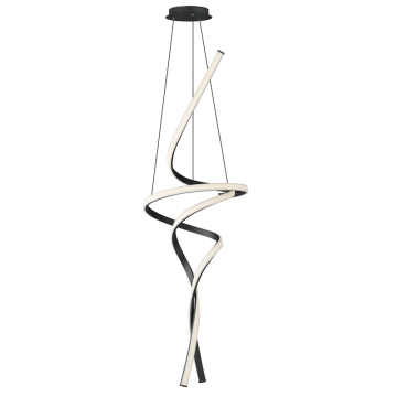 ET2 Serpentine 60" LED Vertical Pendant - 3000K - 120-277V - Black