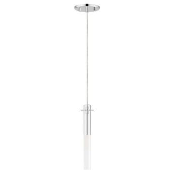 ET2 Pipette 12" LED Pendant - 3000K - 350 Lumens - 120V - Polished Chrome