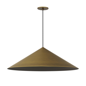 ET2 Pitch 30" LED Pendant - 3000K - 650 Lumens - 120V - Antique Brass