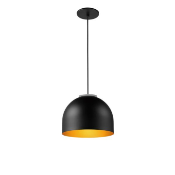 ET2 Foster Mini LED Pendant - 3000K - 120V - Black / Gold