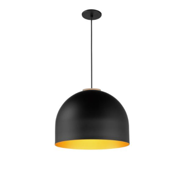 ET2 Foster 16" LED Pendant - 3000K - 120V - Black / Gold