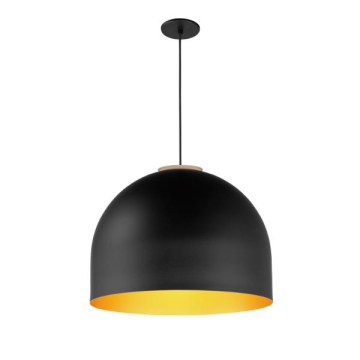 ET2 Foster 20" LED Pendant - 3000K - 120V - Black / Gold