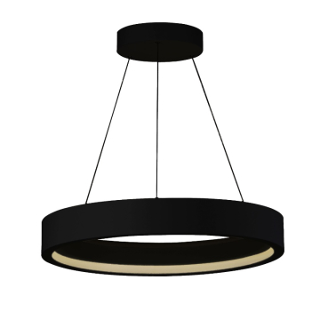 ET2 iCorona 28" LED Pendant - RGB + CCT Tunable - 2,800 Lumens - 120-277V - Black