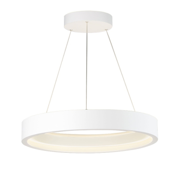 ET2 iCorona 28" LED Pendant - RGB + CCT Tunable - 2,800 Lumens - 120-277V - Matte White