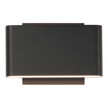 ET2 Alumilux Spartan LED Outdoor Wall Sconce - Up + Down Light - 3000K - 510 Lumens - 120V - Black