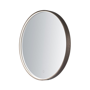 ET2 Round LED Mirror - CCT Selectable - 1,100 Lumens - 120V - Anodized Bronze