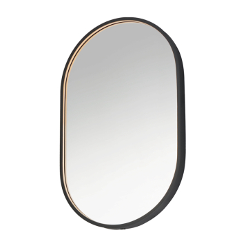 ET2 Elisse Oval 20"x32" Oval LED Mirror - 3000K - 120V - Black