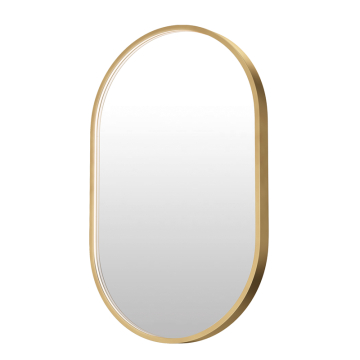 ET2 Elisse Oval 20"x32" Oval LED Mirror - 3000K - 120V - Gold