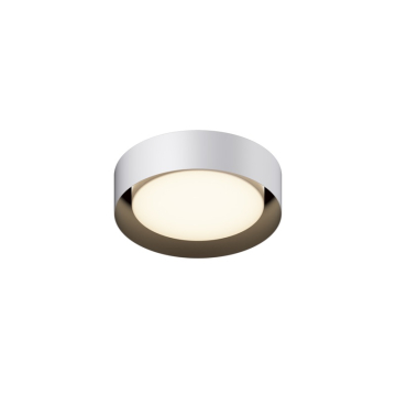 ET2 Echo 13" LED Flush Mount - CCT Selectable - 1,200 Lumens - 120-277V - White / Black