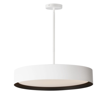 ET2 Echo 24" LED Pendant - CCT Selectable - 2,400 Lumens - 120-277V - White / Black