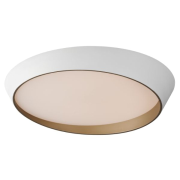 ET2 Slant 32" LED Flush Mount - 3000K - 120-277V - White / Gold