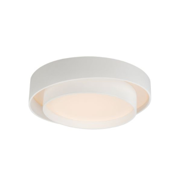 ET2 Ziggurat 20" LED Flush Mount - 3000K - 120-277V - White