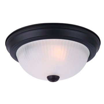 Canarm 11" 2-Light Flush Mount - 120V - Matte Black