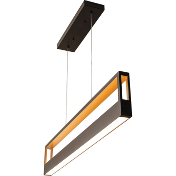AFX Echo 48" LED Pendant - CCT Selectable - 120-277V - Black