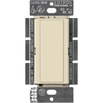 Lutron Maestro Companion Switch - Light Almond