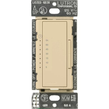 Lutron Maestro Countdown Timer - Multi-Location - Ivory
