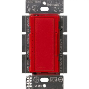 Lutron Maestro LED+ Dimmer - Single Pole / 3-Way / Multi-Location - Hot