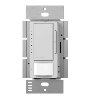 Lutron Maestro Vacancy Sensor LED+ Dimmer - Single Pole / Multi-Location - Palladium