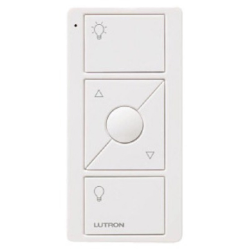 Lutron Original Pico Smart Remote for Light Control - 3-Button Raise/Lower with Preset Button - White
