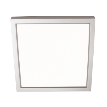 AFX Edge 4" Square LED Flush Mount - 3000K - 120V - Satin Nickel
