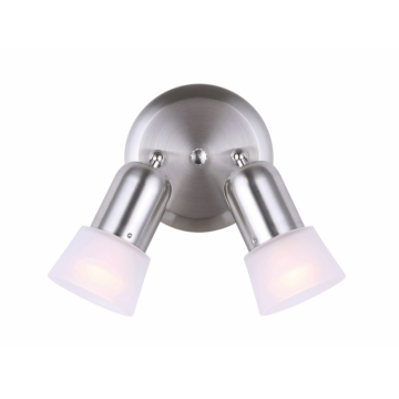 Canarm Omni 2-Light Fixed Track Light - 120V - Brushed Pewter