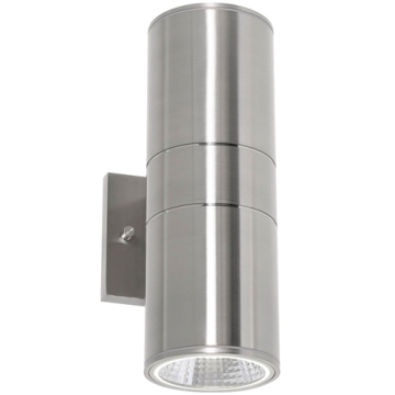 AFX Everly 12" LED Outdoor Wall Sconce - CCT Selectable - 120-277V - Satin Nickel
