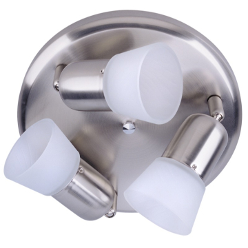 Canarm Omni 3-Light Fixed Track Light - 120V - Brushed Pewter