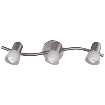 Canarm Omni 3-Light Fixed Track Light - 120V - Brushed Pewter