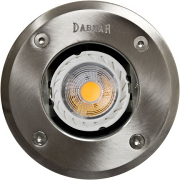 Dabmar 3W LED In-Ground Well Light - MR16 Lamp - 2700K - 12V